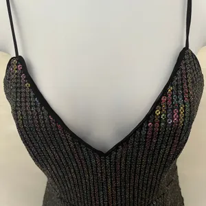 X By NBD Y2K Sequin Rainbow Mini Dress XS Club Festival Revolve Indie Sleaze thumbnail 5