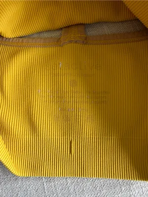 Set Active Ribbed V Bra Tank Top Yellow Size Small thumbnail 5