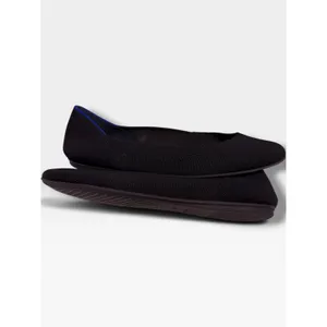 Rothy's The Flat Black Solid Round Toe Knit Ballet Flats Women 6.5 thumbnail 5