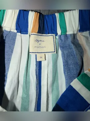 Sézane X Momonì-Nicolo Shorts-Multicolor Women’s Size-Fr-34/US XS/2 thumbnail 2