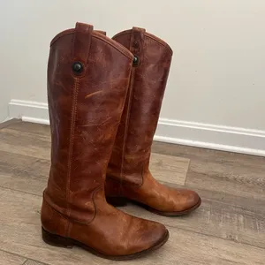 Frye Melissa Button Leather Rising Boots thumbnail 2