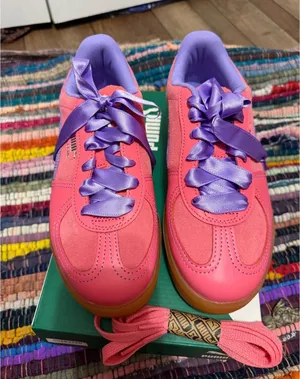 Puma Palermo Elevata CF‎ Magic Rose Caramel Latte Pink Purple Platform Shoes 8.5 thumbnail 1