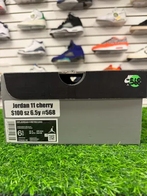 Size 6.5Y. NIKE AIR JORDAN 11 RETRO HIGH CHERRY GS -- Pre-L❤️ved thumbnail 8