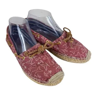 Sperry Topsider Katama Whale‎ Print Slip on Espadrille Flats Women's Size 8 thumbnail 1
