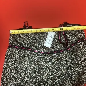 Zuliana Size Large Cheetah Print With Lace & Satin Shoulder Straps thumbnail 7