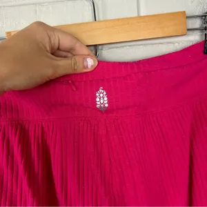 FP Movement By Free People Can’t Handle This Pink Ribbed Lace Up Shorts Size S thumbnail 11