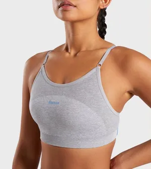 Gymshark Vital Seamless Sports Bra - Gray/Blue - Size Small - NWOT thumbnail 1