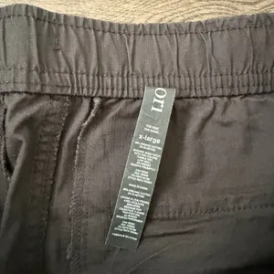 Vuori Women's Ripstop Shorts Black Size XL VW364 Organic Cotton Utility 3.5" thumbnail 4