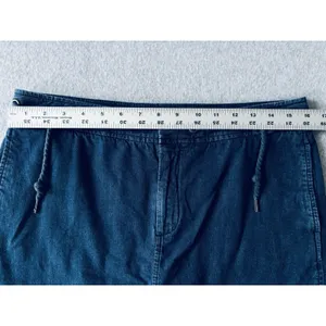 Dockers Dark Blue‎ Denim Jeans Skirt Skort Shorts Pockets Womens Size 8 thumbnail 9