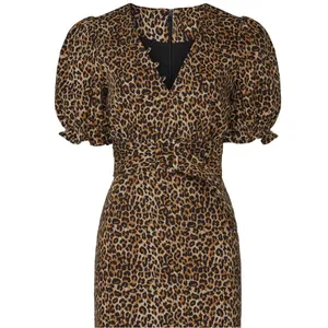 Marissa Webb Collective Carly Leopard Cheetah Mini Dress size 2 $398 thumbnail 6