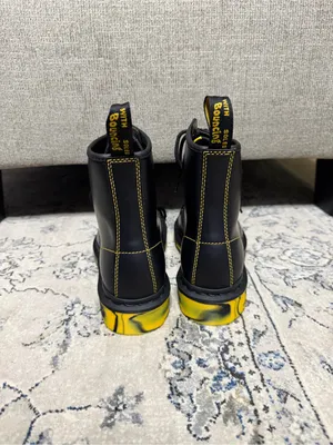 Dr Martens 1460 Marbled Sole Smooth Leather Lace Up Boot thumbnail 6