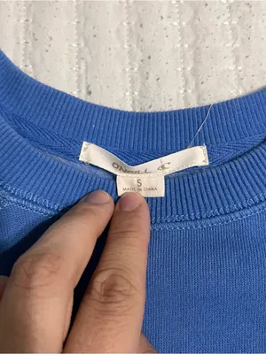 O'Neill Blue Crewneck Sweatshirt with White Logo thumbnail 2