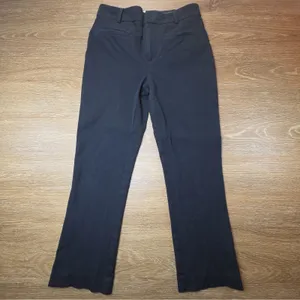 Maeve Anthropologie Pants Women 4 Black Cropped Straight Ankle Stretch Trouser thumbnail 2