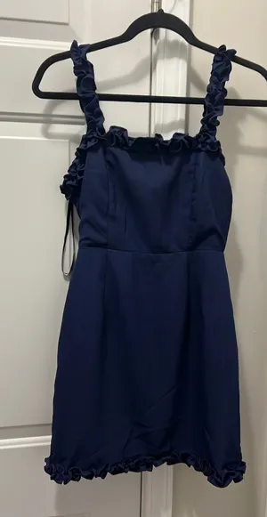 superdown Navy Blue Dress Mini thumbnail 1