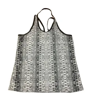 Athleta halter razor back‎ snakeskin print athletic tank size small thumbnail 1