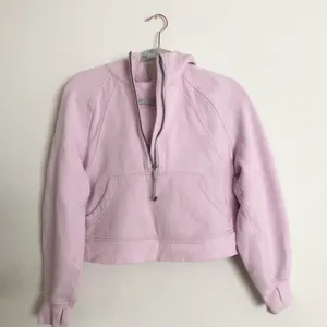 Lululemon Scuba Oversized Half-Zip Hoodie Meadowsweet Pink XS/S thumbnail 8