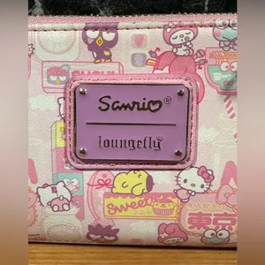 Sanrio Hello Kitty and Friends Kawaii Loungefly Pink Bifold Wallet thumbnail 2