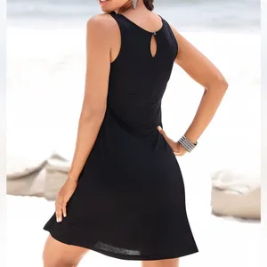 Black sleeveless mini‎ dress Size 2 thumbnail 2
