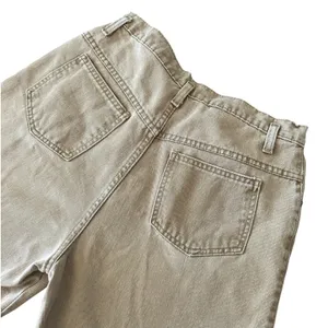 Vintage Sasson High Waisted Tapered Leg Jeans Tan Khaki Denim 31x31 Mom Jeans thumbnail 4