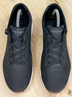 Skechers Uno Nightshades Air Cushion Sneakers Black Womens Size 9.5 73690W thumbnail 4
