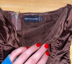 Pretty Little Thing Brown Corset Top thumbnail 5