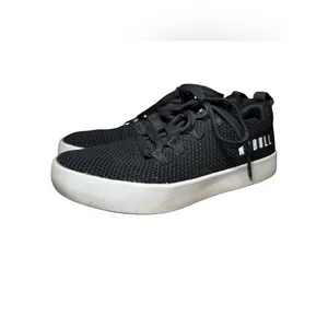 NOBULL Rec Knit Trainer Sneakers Black White unisex Mens 6.5 Womens 8 shoes thumbnail 4