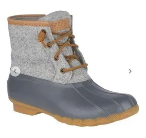 Sperry Grey Saltwater Wool Embossed Duck Boot w/ Thinsulate thumbnail 1