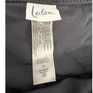 Leilani High Waisted Black‎ Swim Skort size 10 thumbnail 3