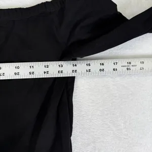 Tuckernuck Womens Black Off the Shoulder Long Sleeve Tiered Maxi Dress Size M thumbnail 4