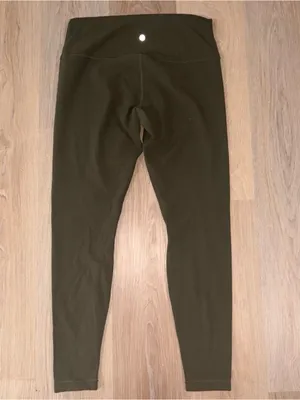 Lululemon Align Pant 28" - $98 - Dark Olive - Size 12 thumbnail 2