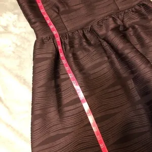 Juniors rewind dark‎ maroon textured fit and flare sleeveless dress large thumbnail 7