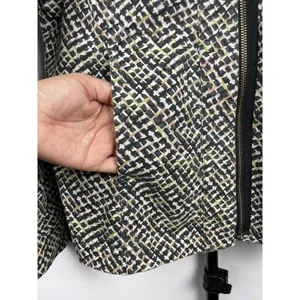 CAbi Cliffside Moto Jacket Abstract Multicolor Full Asymmetric Zip 5099 Size‎ M thumbnail 3