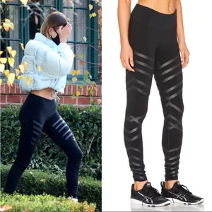 Alo Yoga | Airbrush Lineal Stripe Leggings black‎ size XS thumbnail 2
