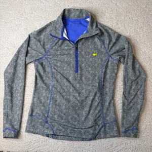 Women's Magnolia Lane XS 50+ UPF Golf Masters Tech‎ 1/4 Zip Pullover thumbnail 1