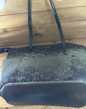 Kenneth Cole REACTION PRECISION BLACK SIGNATURE SHOPPER TOTE BAG PURSE thumbnail 3