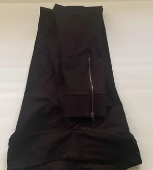 CK Calvin Klein zipper ankle black leggings, size medium thumbnail 8