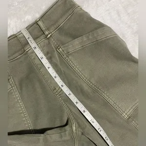 SPANX Stretch Twill Straight Leg Pants Olive Oil Green Size XS thumbnail 15
