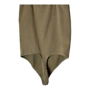 Good American Brown Ribbed Stretch Square Neck Thong Tank Bodysuit Size‎ L/XL thumbnail 7