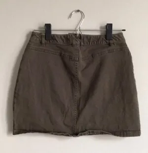 Forever 21 Green Denim Mini Skirt thumbnail 5