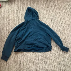Lululemon size 4 Scuba Oversized Half-Zip Hoodie in blue/green thumbnail 6
