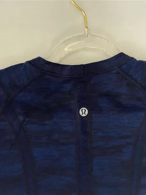Lululemon Swiftly Navy & Black Short-Sleeve Tee Size 6 thumbnail 5