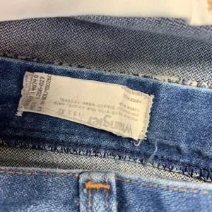 Wrangler Medium Wash Western Jeans Sz 13 x 32 Straight Leg thumbnail 6