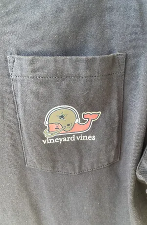 Vineyard Vines Navy Cowboys Shirt thumbnail 3