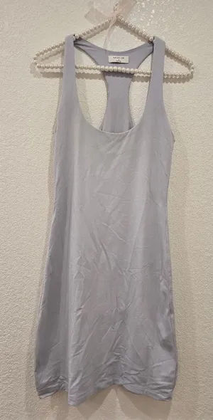 Aritzia Babaton Racer Dress Cement Blue M thumbnail 1
