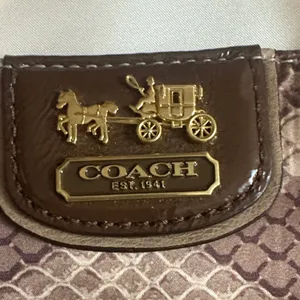 COACH Madison Python Print Shoulder Bag thumbnail 7
