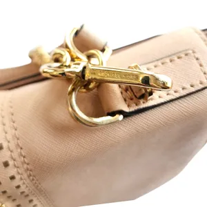 Michael Kors Tina studded shoulder bag in ballet pink saffiano leather thumbnail 13