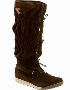 Sorel Firenzy Snow Boots Water Resistant Suede Wool Lined Knee High Brown 7.5 thumbnail 1