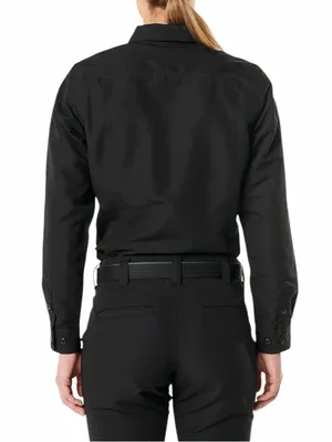 5.11 Tactical - Women’s Fast-Tac Long Sleeve Shirt Black Sz M thumbnail 2