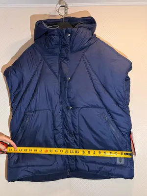NWT FP Movement by Free People Navy Quilted Parker Hooded Poncho Puffer Vest thumbnail 11