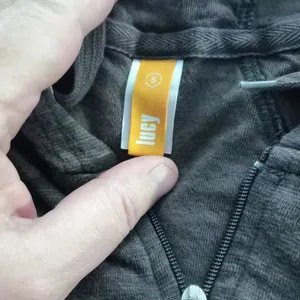 Lucy 1/2 Zip Gray Hoodie S thumbnail 2